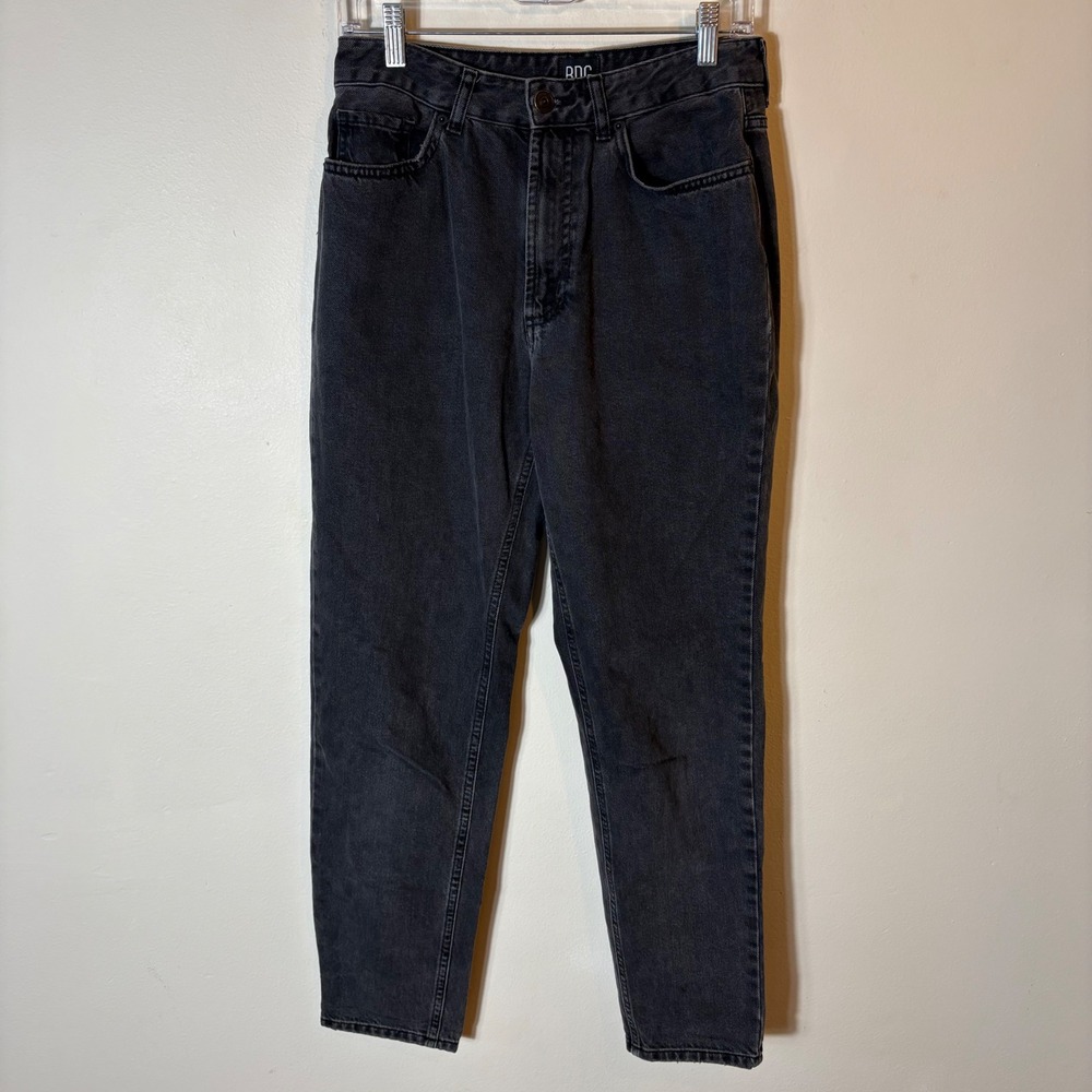 BDG Urban Outfitters Mom Jeans High Rise‎ Black Denim Size 27